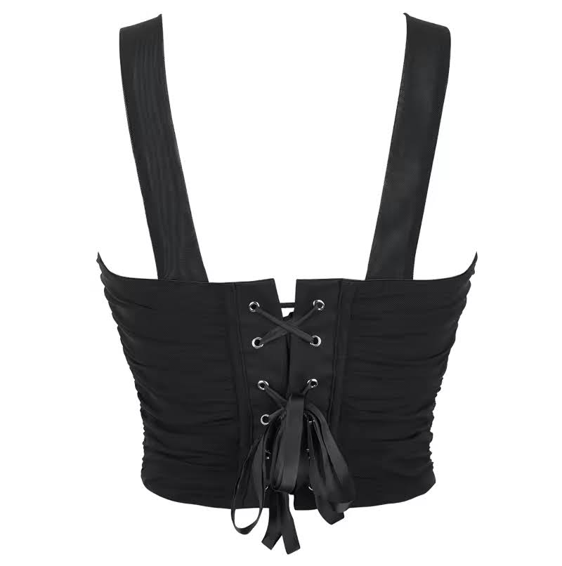 Corset Top Negro Escote Cuadrado – Moldea y Estiliza tu Figura